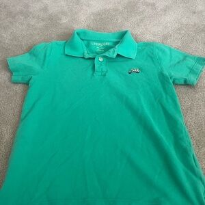 Boys Crewcuts Green Polo Shirt, Small